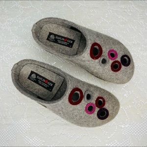 Women's Haflinger Chloe Rost Gray Clogs